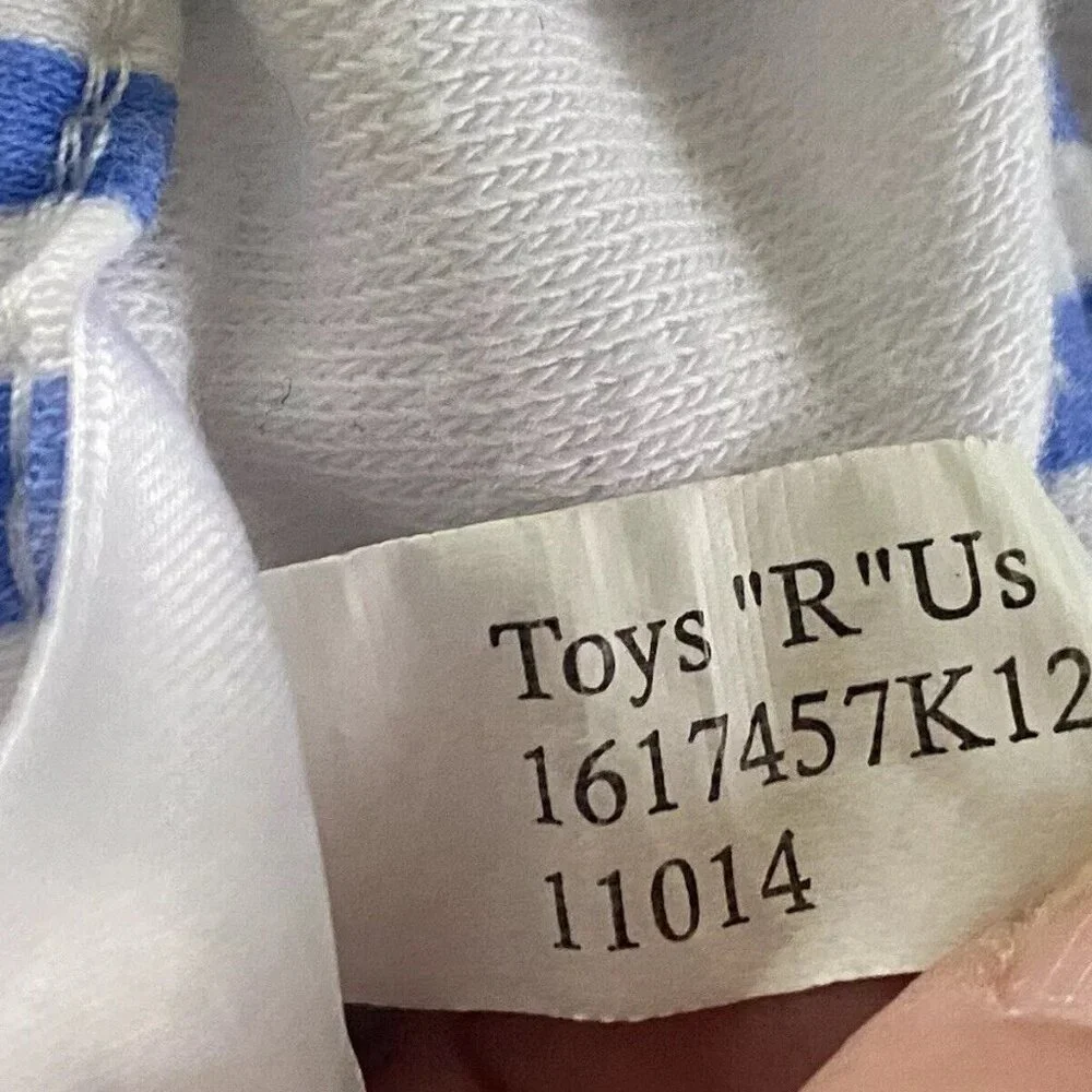 Babies R Us 2012 White With Blue‎ Trim Lobster Hooded Towel Size 28